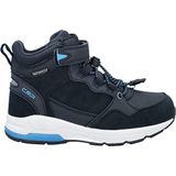 CMP Trainers Hadil Kinderen Unisex Antraciet Suède Leer Synthetisch Harde Zool Veters Klittenband Sneakers Maat 39