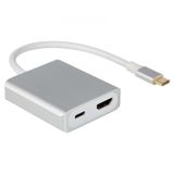 Allteq ALTQ-USBC-HDMI-4K-W-ADAP USB grafische adapter 3840 x 2160 Pixels Wit