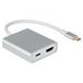 Allteq ALTQ-USBC-HDMI-4K-W-ADAP USB grafische adapter 3840 x 2160 Pixels Wit