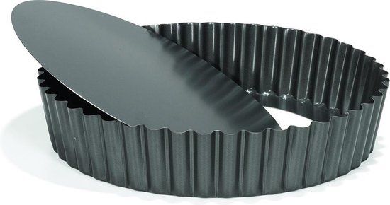 Patisse Profi Quichevorm - Ø 20 cm - Met Losse Bodem - Antraciet