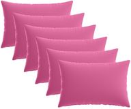 vidaXL Kussensloop 6 pcs HEERLEN Roze 50 x 80 cm Polyester