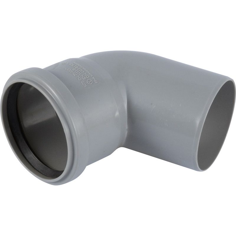 PP bocht 67 graden 75mm