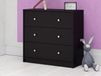 MAYU Commode 3 tiroirs noir