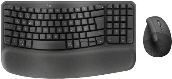 Logitech Wave Keys and Lift Combo Toetsenbord en Muis Set
