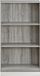 Furinno Basic 3-traps boekenkast, opbergrekken, opbergrek, Frans eiken, 55,2 (breedte) x 100,3 (hoogte) x 23,5 (diepte) cm