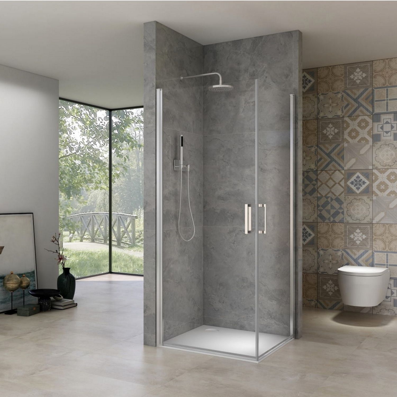 van Rijn Douchecabine van rijn st02 120 chroom