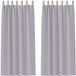 vidaXL Blackout Gordijnen met Ringen 2 st Metaalgrijs 245 x 140 cm