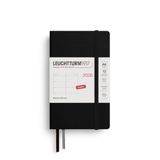 LEUCHTTURM1917 372722 Weekkalender Pocket (A6) 2026, zwart, Engels