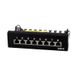 LogiLink NP0017B Patchpaneel Cat6e Zwart 8 Poorten RJ-45 STP