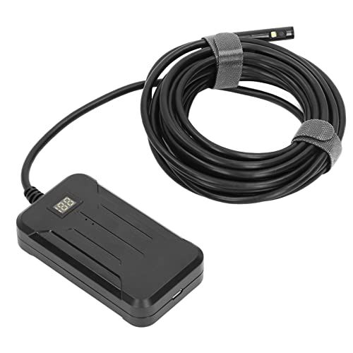P30 digitale endoscoopcamera, waterdichte industriële endoscoop, dubbele lens, met lcd-display en 9 lampen (10 m