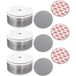Cordes Détecteur de fumée Lot de 3 pièces Pile incluse (10 ans) fonctionne sur piles (Ø x h) 70 mm x 35 mm