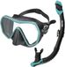 Seac Sub Ajna Snorkelset Zwart/Turquoise