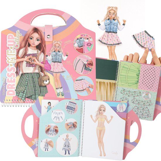 Depesche TOPModel Dress Me Up Collage Book - Kleurboek