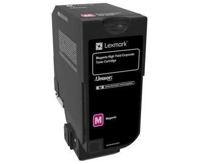 Lexmark 84C2HME Toner Cartridge - Magenta - Original - 16000 Pages - CX725