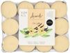 Acorde Theelichtjes - Vanille Geur - 24 Stuks - Lichtgeel - Wax