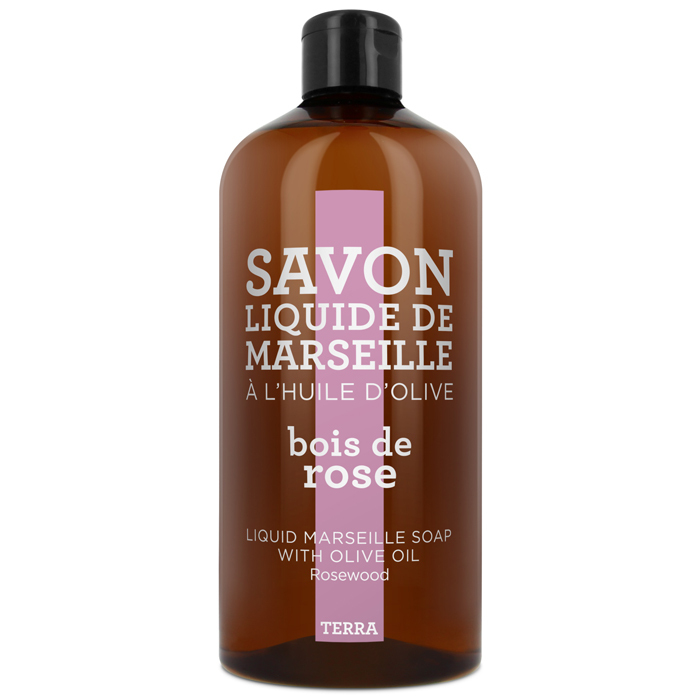 Compagnie de Provence Savon de Marseille vloeibare handzeep Terra Bois de Rose 1 liter navulling