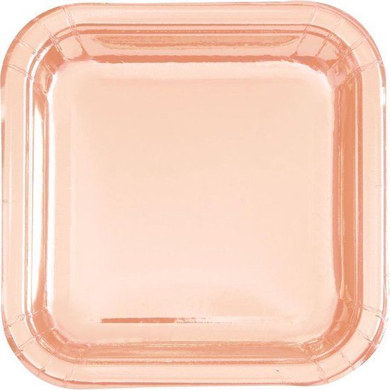 Haza Original Borden 23 x 23 cm Papier Roze 8 Stuks