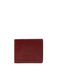 Piquadro Portefeuille pour homme avec fenêtre d'identification rabattable en cuir, Terre cuite, Décontracté