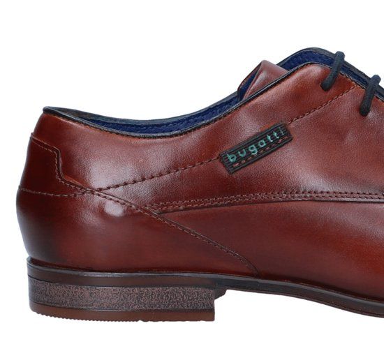 Bugatti Heren Veterschoen Cognac 43