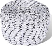 vidaXL Boottouw polyester gevlochten 6mmx50m