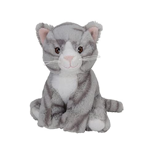 Nature Planet Pluche dieren knuffels Kat/poes 21 cm - Knuffeldier