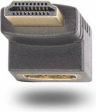 StarTech.com Opwaartse HDMI 2.0 Adapter, Male naar Female, Verticale 90 Graden Haakse HDMI adapter, HDMI Port Saver, 4K 60Hz