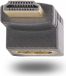 StarTech.com Opwaartse HDMI 2.0 Adapter, Male naar Female, Verticale 90 Graden Haakse HDMI adapter, HDMI Port Saver, 4K 60Hz