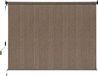 Bolt Edge Buiten blinds rolgordijn - Zonnescherm - Jaloezieen - Curtains - Oprolbaar - 240x180cm - Bruin