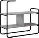 vidaXL Consoletafel Grijs Sonoma Bewerkt Hout 80 x 35 x 75 cm