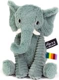 Les Deglingos Peluche Éléphant Vert 26 cm