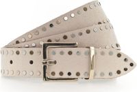 Tamaris Riem Leather Belt W105 Dark Vanilla Beige