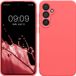 kwmobile Samsung Galaxy A55 5G hoesje - TPU Back Cover - Neon Koraal