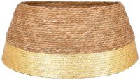 Mica Decorations Kerstboomrok - H26 x Ø58 cm - Zeegras - Goud