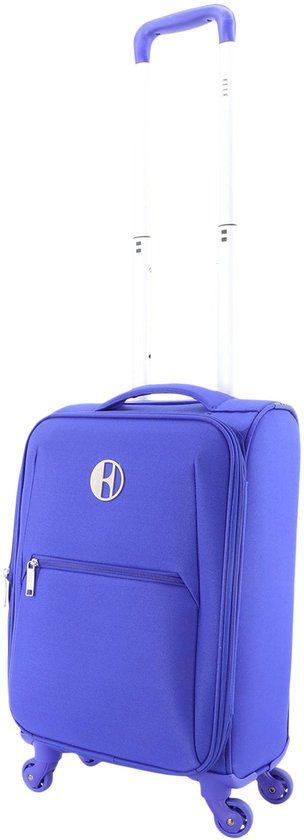 ELLE Zachte handbagage Koffer | Trolley - 54x33.5x18cm - Mode - Blauw