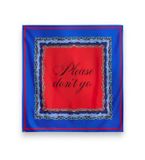 Essentiel Antwerp Klassik Foulard mit Print, blau