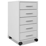 VidaXL archiefkast MDF, Hout Wit