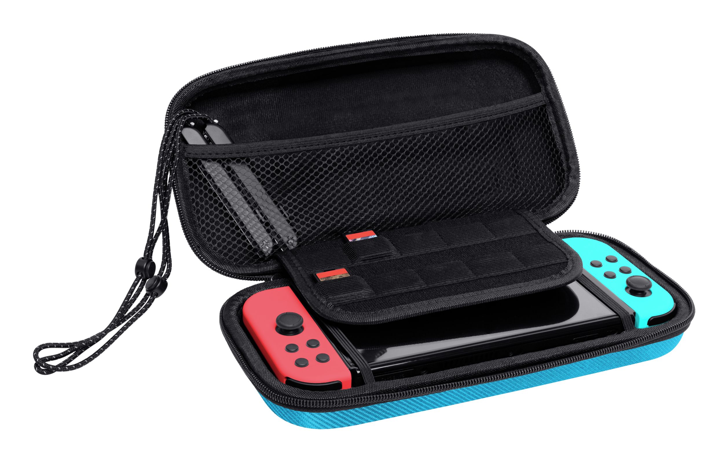 Trust GXT 1248S Hardshell-doos Nintendo Zwart, Blauw, Rood