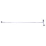 United Pacific 31" Heavy-Duty verchroomde 5e wiel pin trekker, massief stalen staaf met 5 "brede handgreep, J-haak - 1 pakket, (90010)