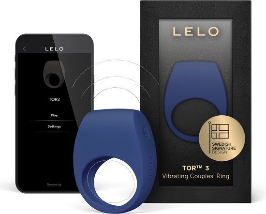 LELO TOR 3 vibrerende ring - Base Blue