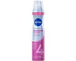 NIVEA Styling Spray Hold 4 Diamond Gloss Care - 250 ml