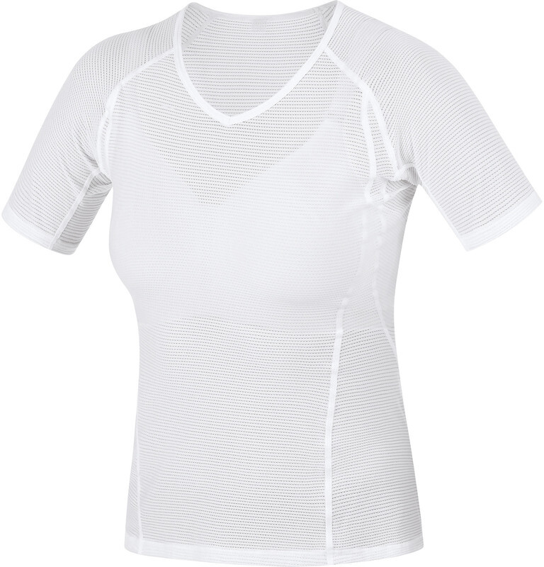 Gore Wear M Base Layer Shirt Dames, white