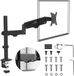 Maclean MC-135 Monitorhouder - Zwart
