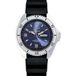 Chris Benz CBO-B-KB-SI Duikhorloge - Mannen - Quartz - Analoog - Zilverkleurig/Blauw/Zwart