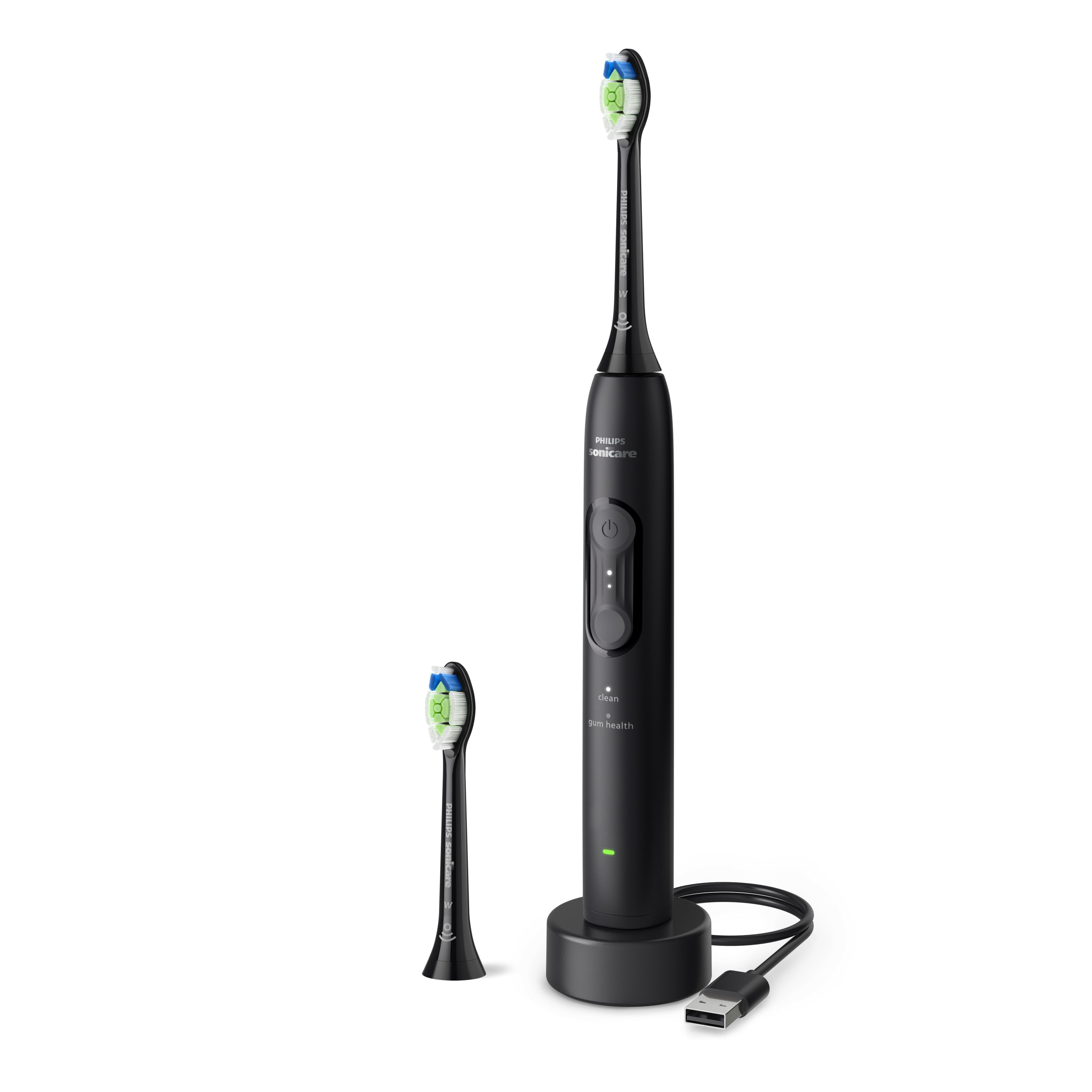 Philips Sonicare 4100 Series HX4042/52 - Black Electric Toothbrush with 2 Brush Heads