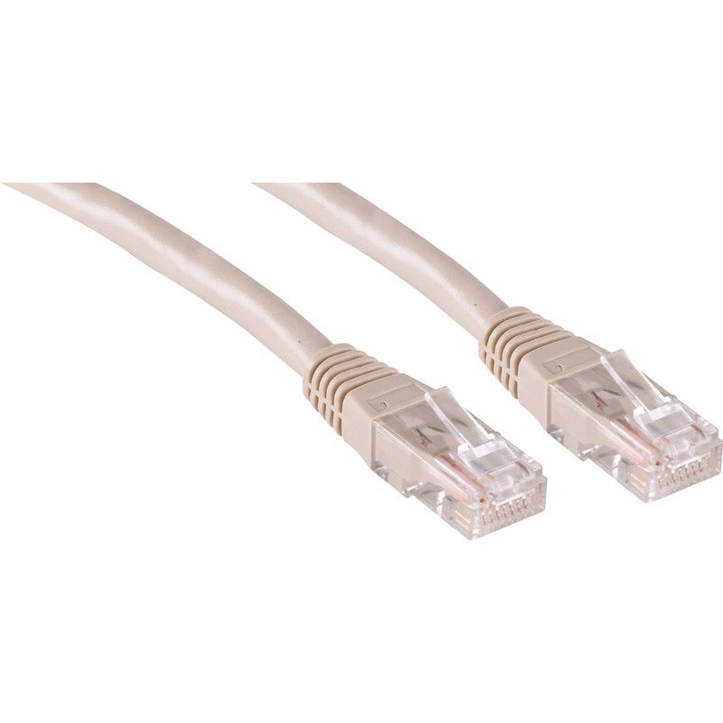 Kopp Netwerkverbindingskabel CAT6-UTP 10m grijs