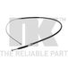 NK Tirette à câble, frein de stationnement NK 9047111 Vw 1t0 609 721 D