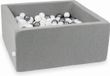 Mimii Ball pit 90x90x40cm grey