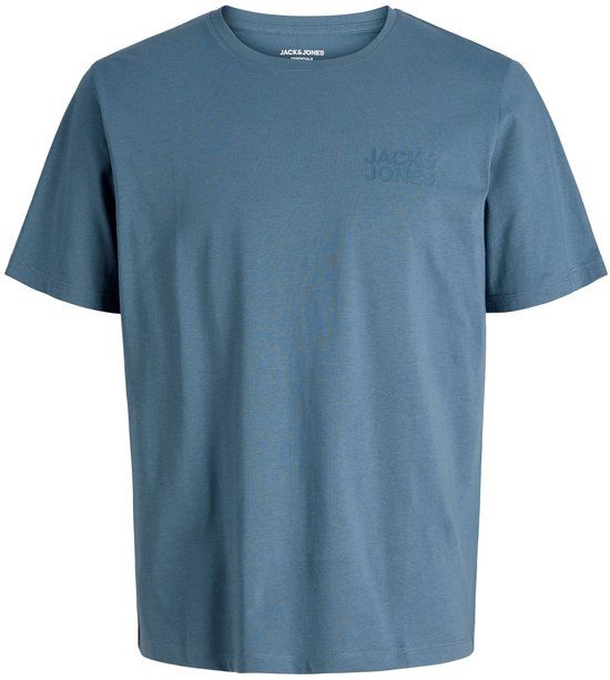 JACK & JONES PLUS SIZE JACK&JONES Heren T-shirt 5XL Blauw