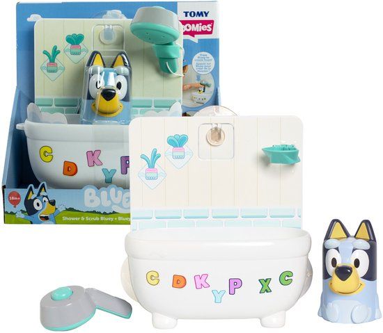 Tomy Bluey - Douche & Waspret voor in bad - Badspeelset