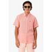 Lacoste Regular Casual Overhemd Linnen Roze
